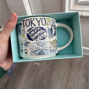Starbucks coffee Cup Mug Cup Tokyo Japan 14oz Been There Series BTS With Box